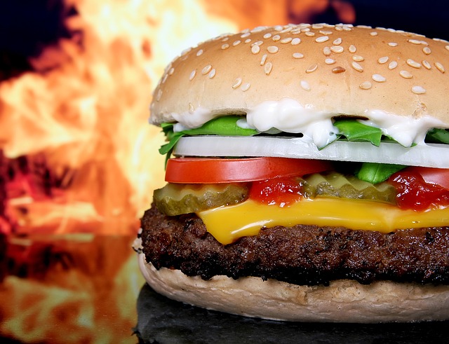 burger se zeleninou